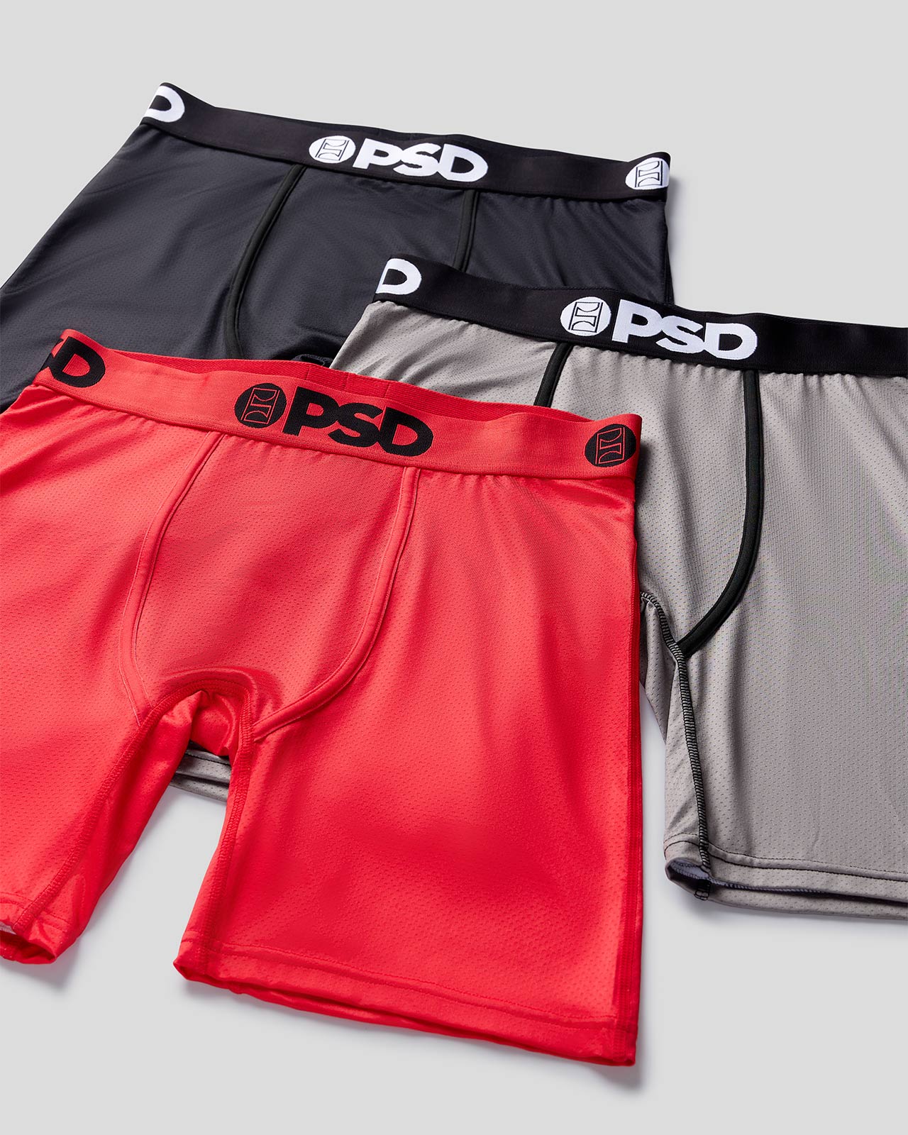 Cool Mesh 3 Pack - Red/Gray/Black - Image 5