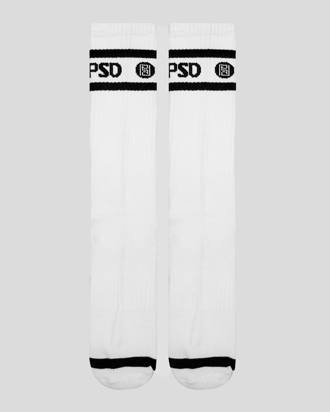 3 Pack - Logo Stripe Crew - White - Image 3